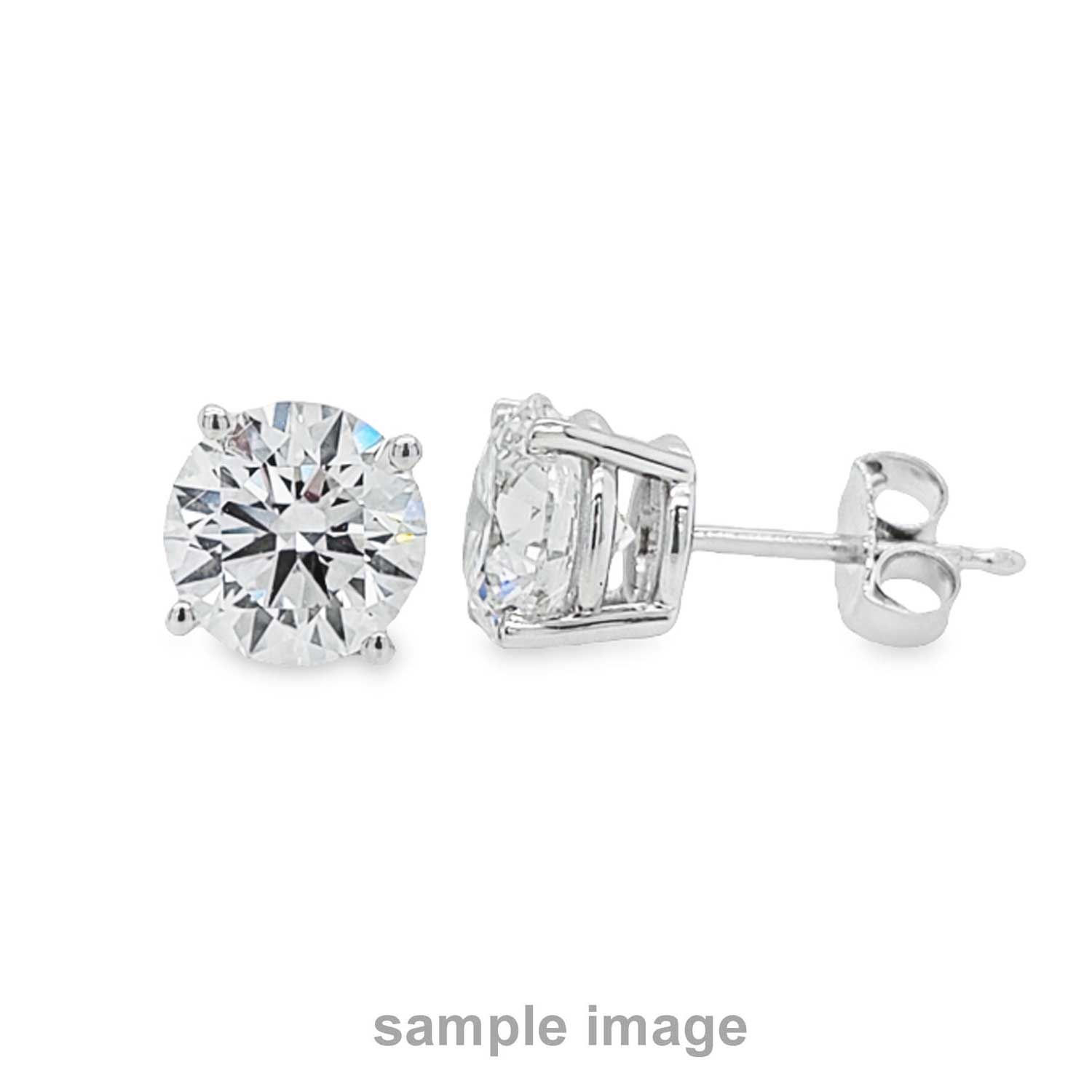 1/2ctw Basket Style 14k White Gold