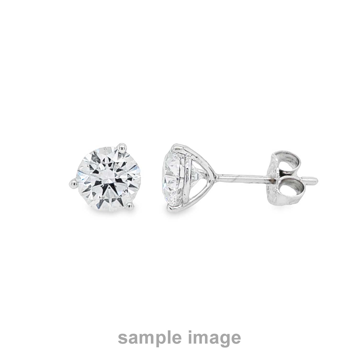 1ctw Martini Style 14k White Gold