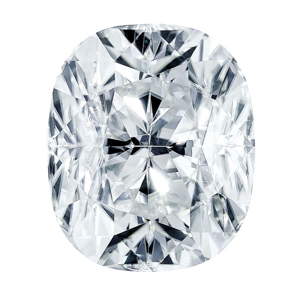 Long Cushion Pure Light Moissanite