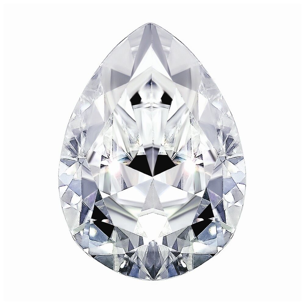 Pear Pure Light Moissanite