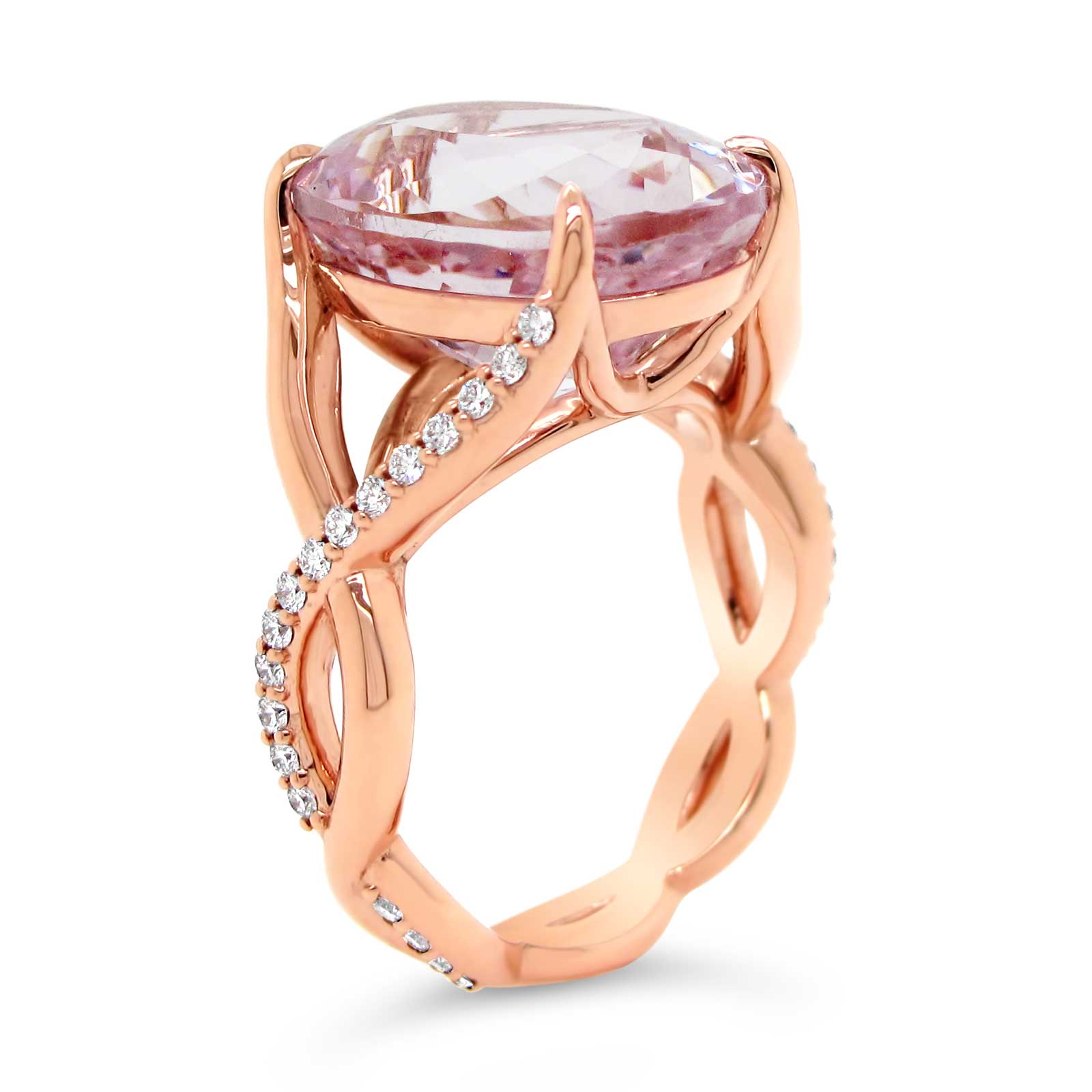 Rose Gold Twisted Shank